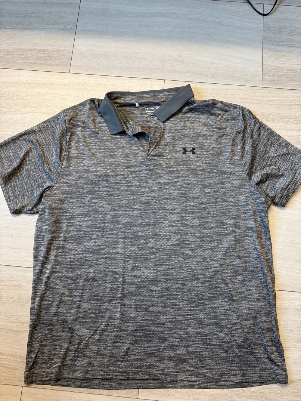 Under Armour Men’s Charcoal Heather Polo